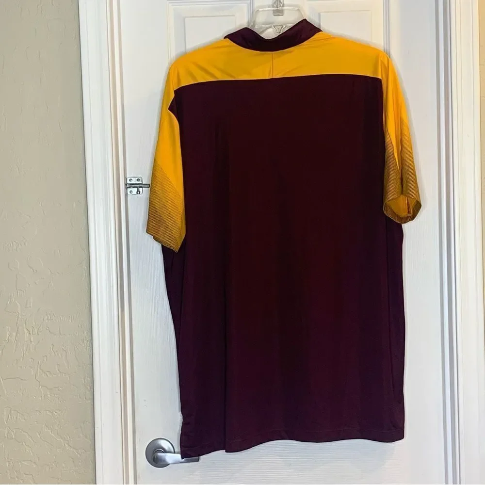 ASU Arizona State University Sun Devils Adidas Polo Shirt Size 3XL